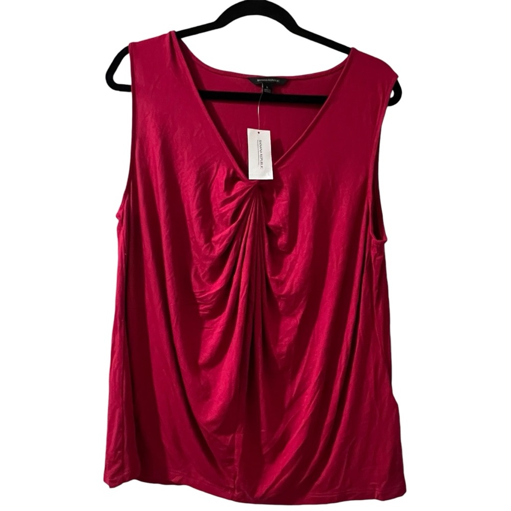 Banana Republic Dark Pink Sleeveless Top
